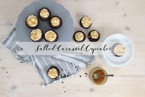 salted caramel cupcakes