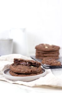 Nutella Cookies – Rezept für Nutella stuffed cookies mit flüssigem Kern