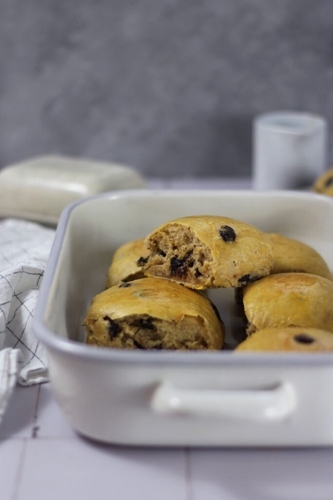 Rezept für Schoko-Kuerbisbroetchen mit Mumme Malzextrakt zur mummegenussmeile