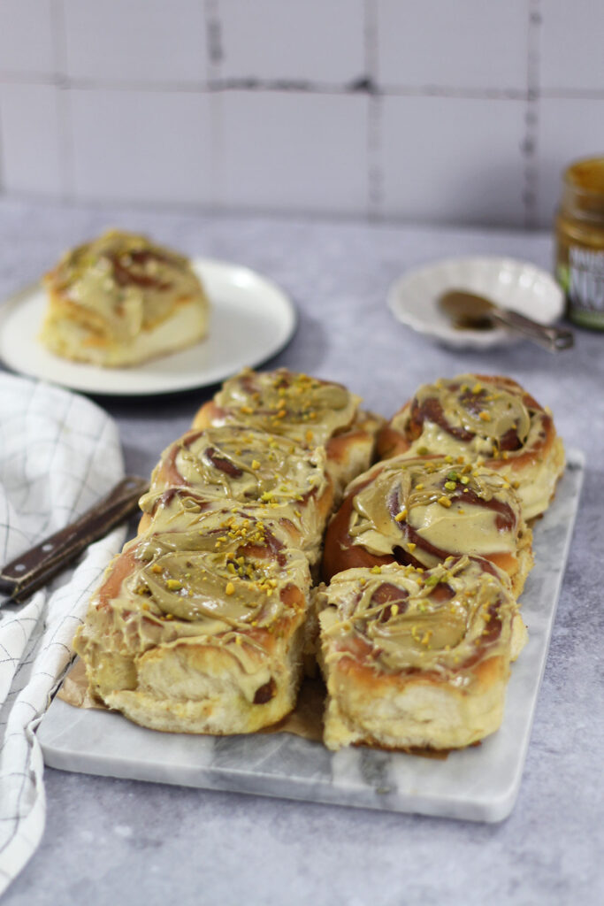 Rezept für die Weltbesten fluffigen Pistazienschnecken