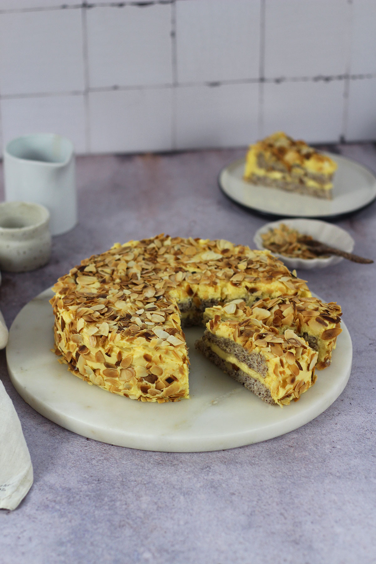 Rezept für schwedische Mandeltorte wie von IKEA