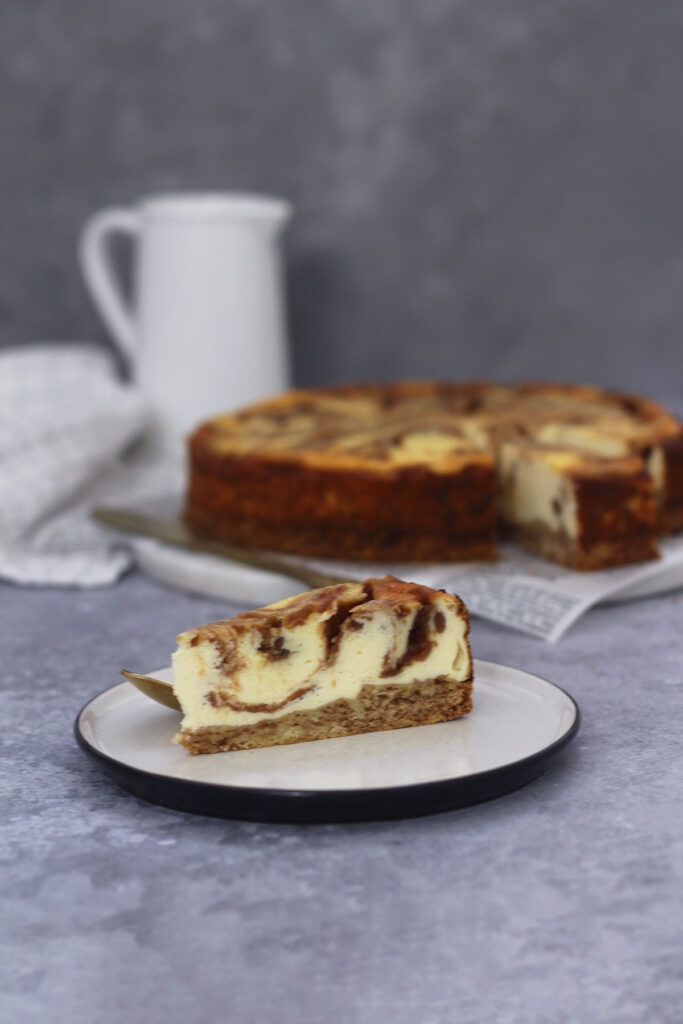 Rezept für Zimtschnecken-Cheesecake bzw. Zimtschnecken-Käsekuchen
